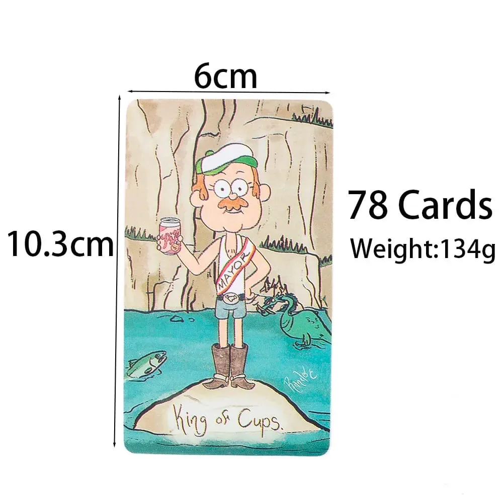 The Mystery Tarot 78 Card Deck for Mysterious Divination Family Party Gift English Version Oracle 10.3x6cm Board Playing Game — image 6