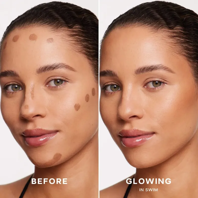 Saie Moisturizing Face Liquid Highlighter Bronzer Contouring Cream Highlight Shimmer Shine Illuminator Easy To Apply Makeup