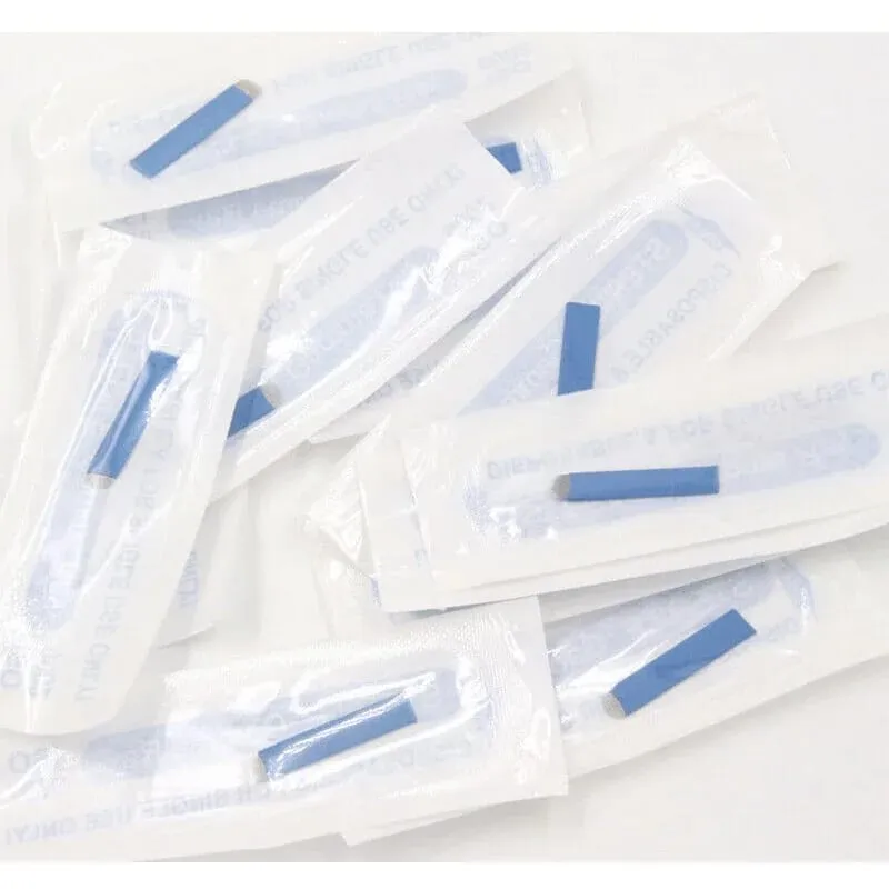 50pcs Tebori 0.18mm Tattoo Microblading Blades Needles for Permanent Makeup Manual Eyebrow Blades Sizes — image 6