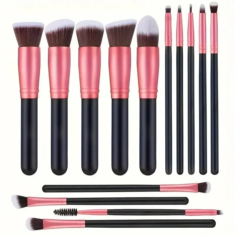 14PCS Makeup Brushes Set Professional Foundation Eye Shadow Concealers Blending Blush Brush Kabuki Soft Fluffy Women Beauty Tool — image 12