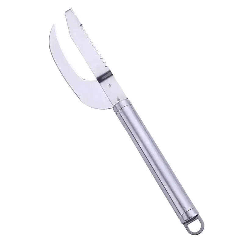 2in1 Fish Skin Brush Fast Remove Fish Scale Scraper Planer Tool Fish Scaler Fishing Knife Cleaning Tools Kitchen Accessories — image 5