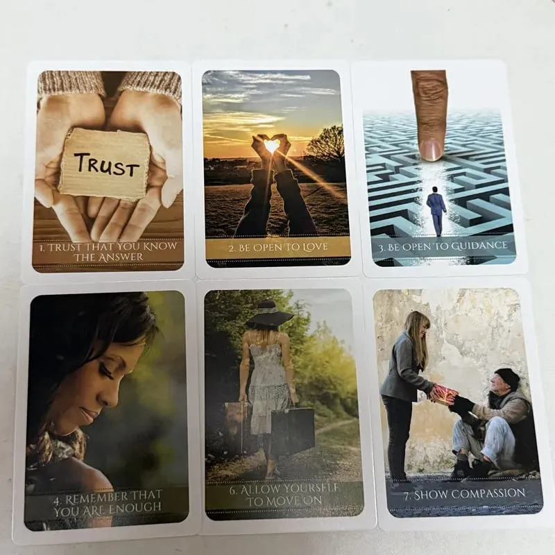 Ask Your Soul Message Cards 48 Oracle Deck Messages From Universe | Higher-self Message Cards — image 4