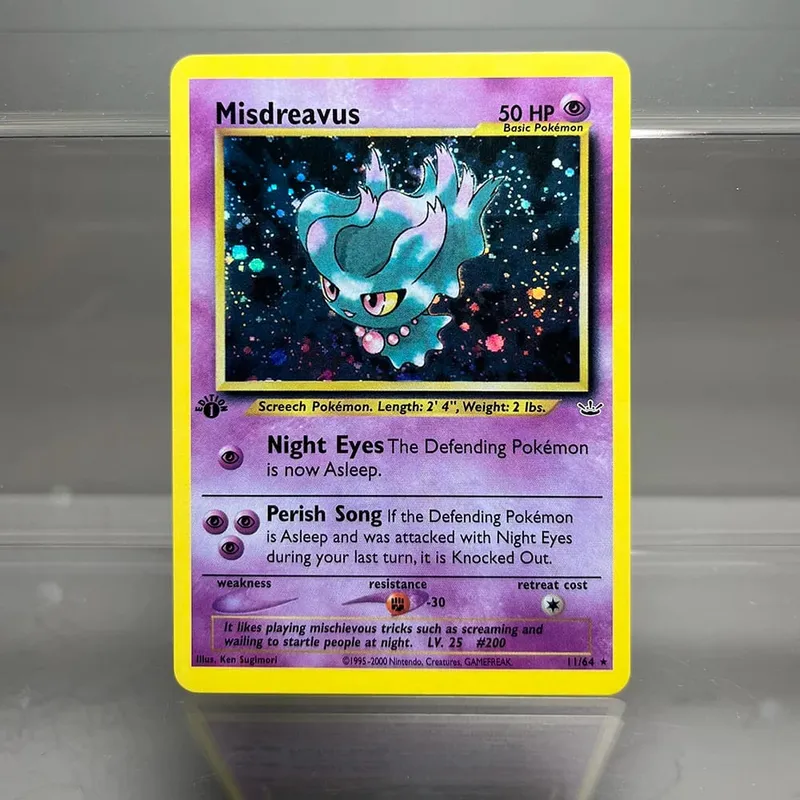 PKM Foil Cards Houndour Celebi Houndoom 1st Edition 1996 Single Cards Game Collection Cards PTCG Proxy Cards — image 33