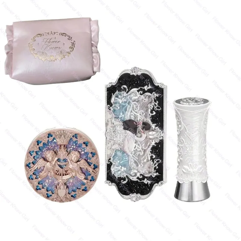 Flower Know Swan Grace Set Swan Ballet Eyeshadow Little Angel Highlight Powder Glow Waterproof Matte Lipstick Glossy — image 1