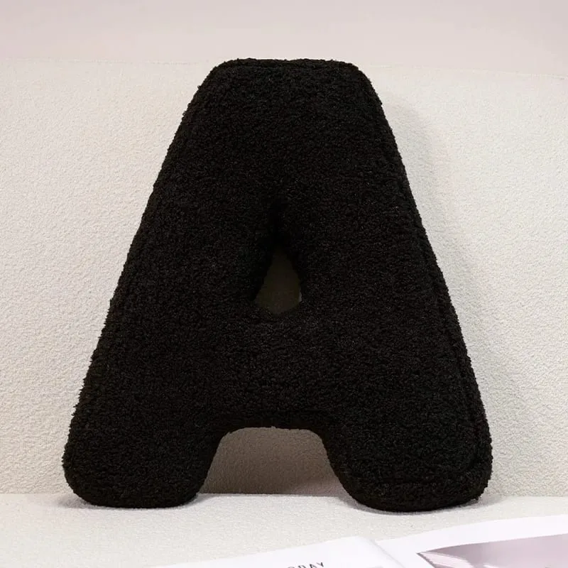 40CM English Letter Throw Pillow Stuff Alphabet Plush Cushion Living Room Sofa Home Decoration Creative Combination pillow