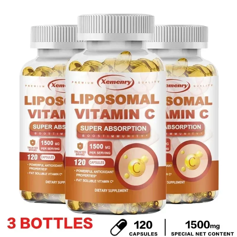 Liposomal Vitamin C Capsules - Powerful Antioxidant Promotes Collagen Production Skin Glow Supports Heart Immune Health — image 11