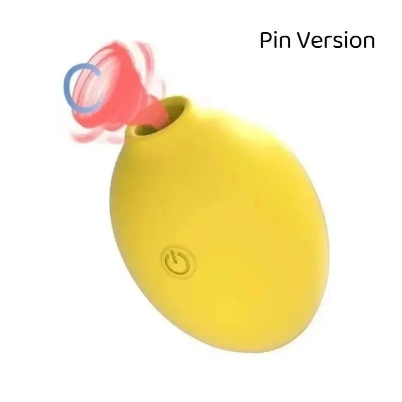 1Set Powerful Vacuum Sucking Lemon Vibrator Oral Nipple Stimulator For Women Female Blowjob Sucker Massager Masturbator Sex Toy