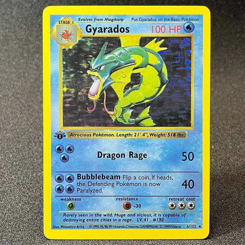 PKM Foil Cards Charizard Blastoise Venusaur Alakazam Mewtwo Zapdos Raichu 1996 1st Edition Game Collection PTCG Proxy Cards — image 20