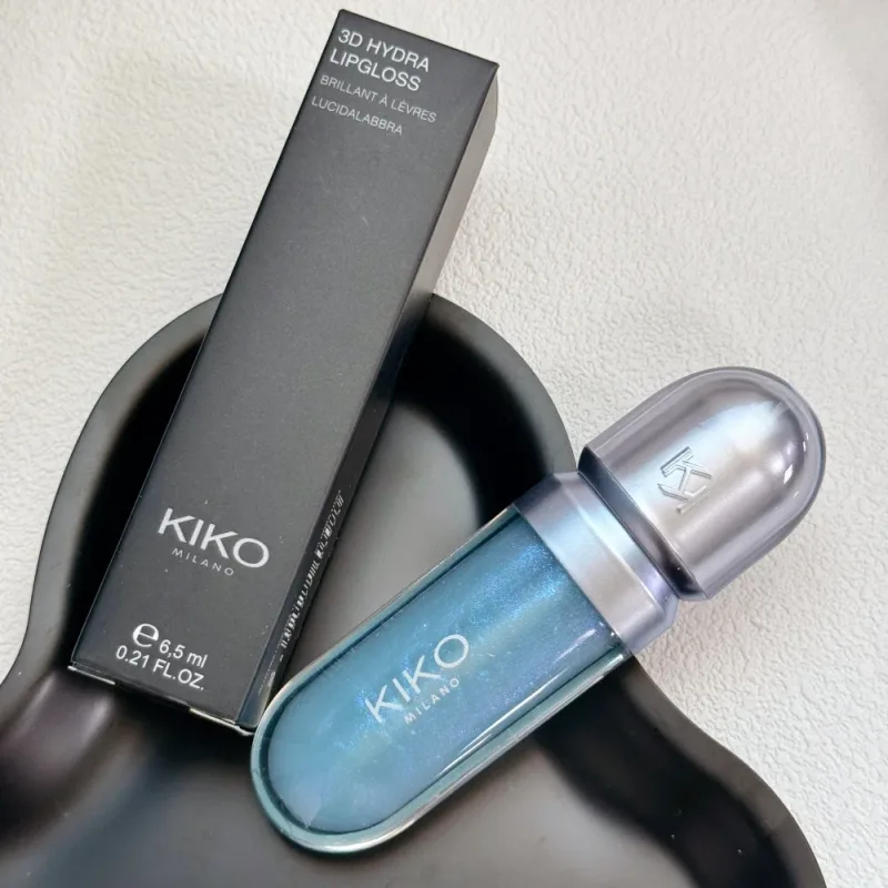 Original Kiko 3D Mirror Lip Glaze Waterproof Non Fading and Non Stick Cup Gentle Bean Paste Color Fine Shiny Point Charm Red — image 6