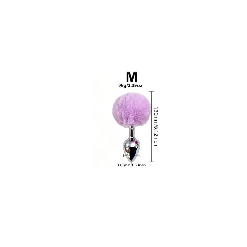 5 Colors 5 Sizes Stainless Steel Rabbit Tail Butt Anal Plug Sex Toy Adult Women Male Sexy Couple Toys Adults Fun Gay Dildo Gifts — image 11