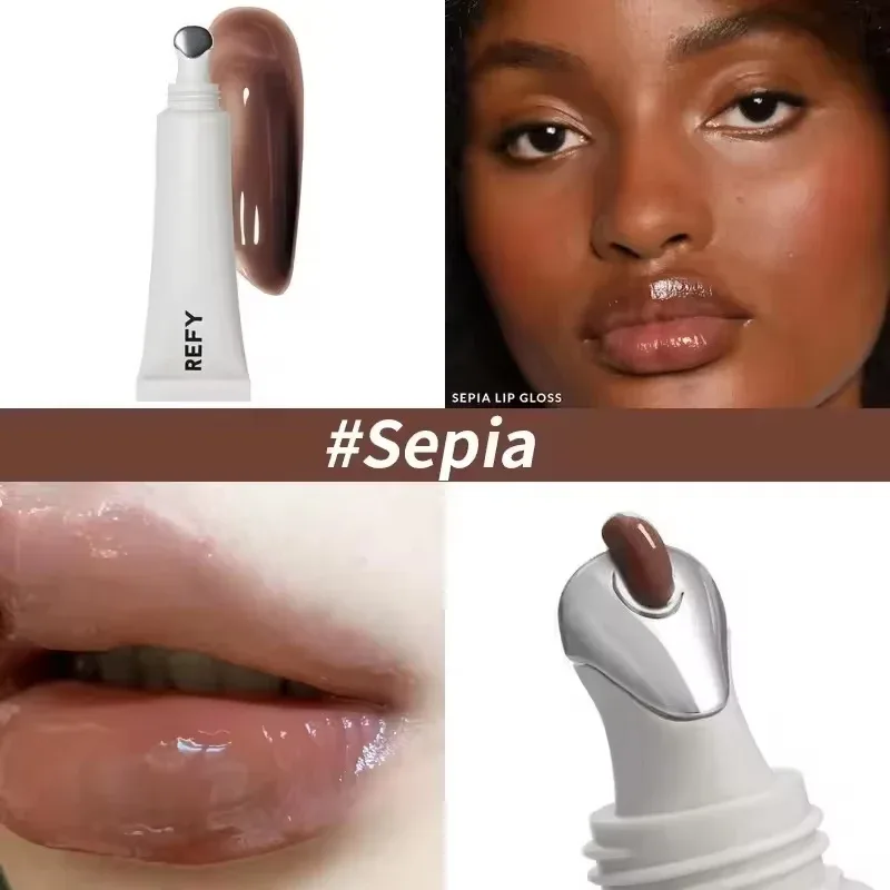 Lip Gloss Blush Dusk Fawn Lip Blam with Nonstick Long-lasting Smooths Lips Nourishing Hydrating Clear Lip Care Skin Makeup — image 12