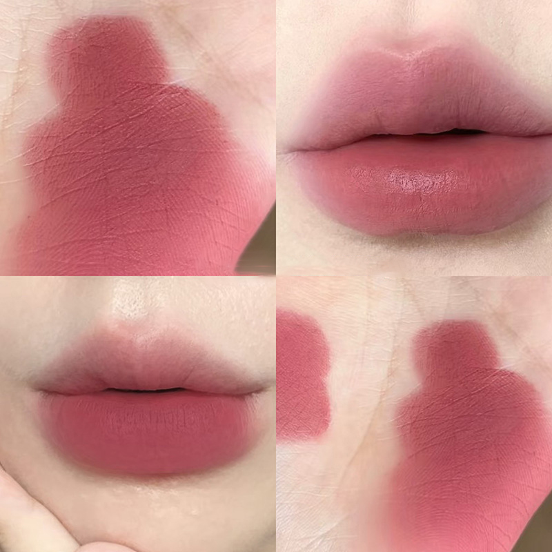 Waterproof Velvet Lipstick Easy To Wear Long-lasting Lipstick Matte Nude Coffee Lip Glaze Non-stick Cup Makeup Lip Tint Cosmetic — image 11