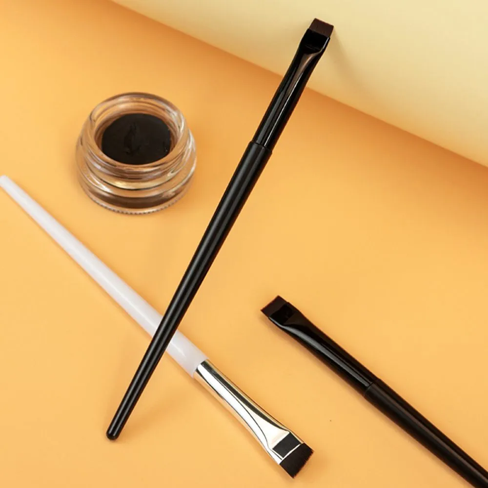 Up Tool Oblique Cosmetics Brush Beauty Blade Makeup Brushes Liner Brow Brush Angled Fine Eyeliner Brushes Flat Eyebrow Brush — image 4