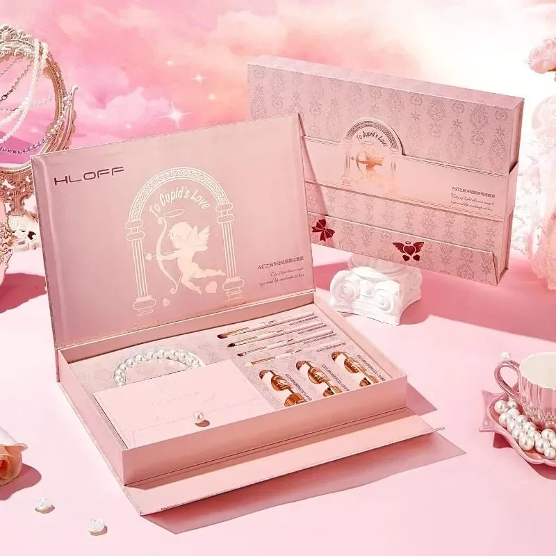 Makeup Gift Set Eyeshadow Palette & Lipstick Full Face Beauty Kit Perfect Valentine‘s Day Gift for Girlfriend Maquillage — image 3
