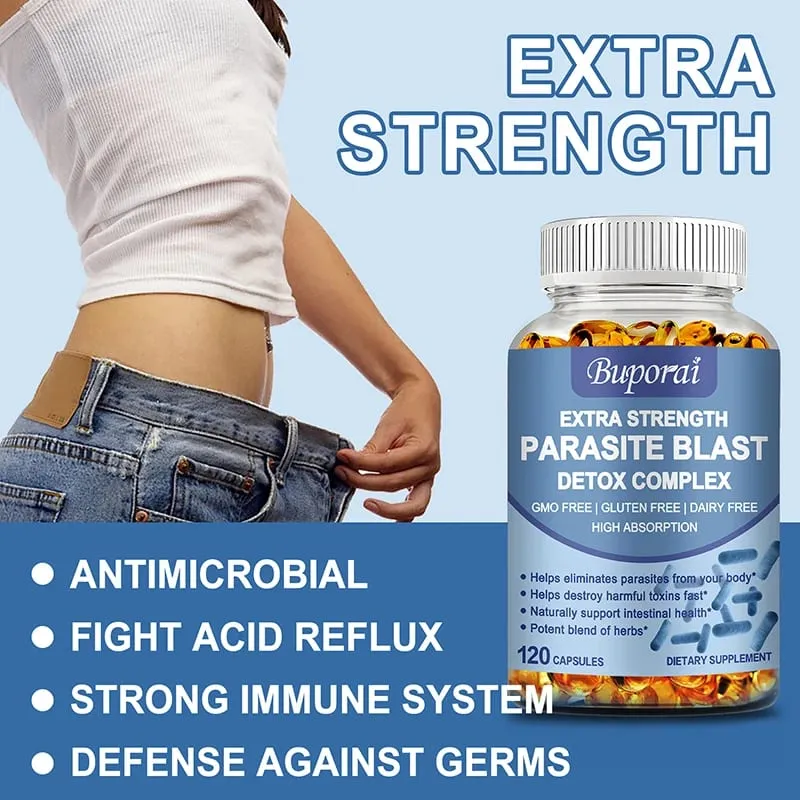 Parasite Blast Detox Complex - Eliminate Parasites Supports Intestinal Cleansing Enhance Immunity Promote Digestion — image 5
