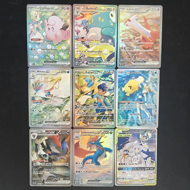 Cartão tcg Inglês SV10 SV09 Destined Rivals Mewtwo da Equipe Rocket Garchomp de Cynthia Ethan Ho-Oh Jogo de Cartas Colecionáveis