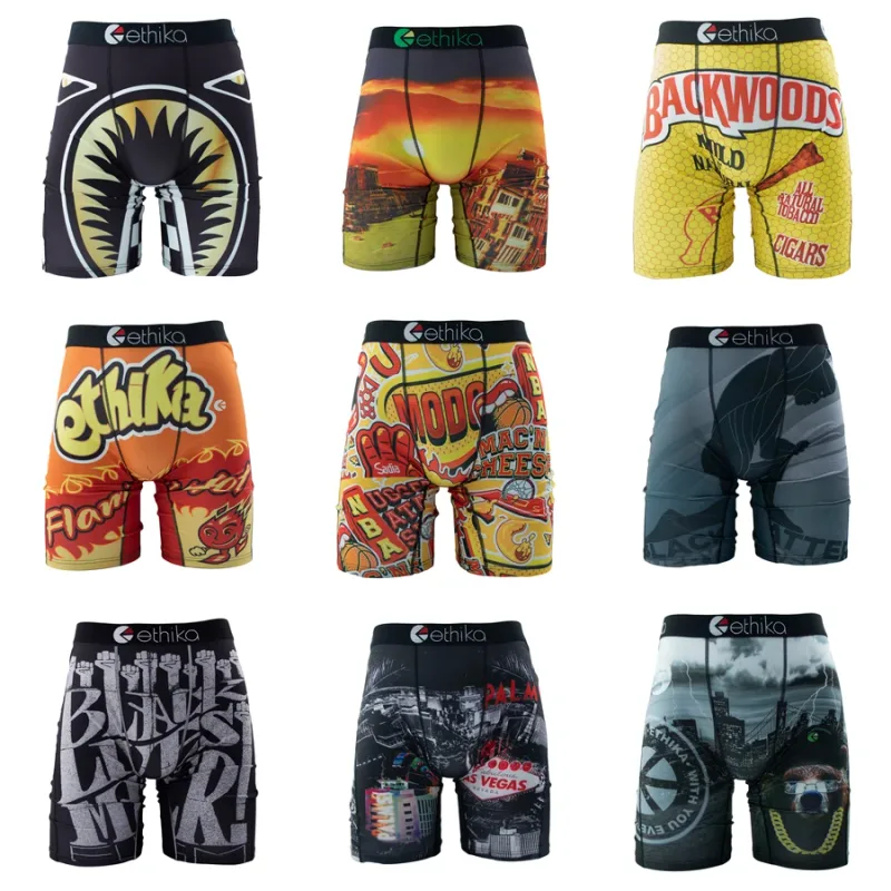 1Pcs Sexy Men Underwear Boxers Breathable Man Swimming Underpants Plus Size S-3XL Mens Panties Trunks Men's Boxer Briefs — image 6