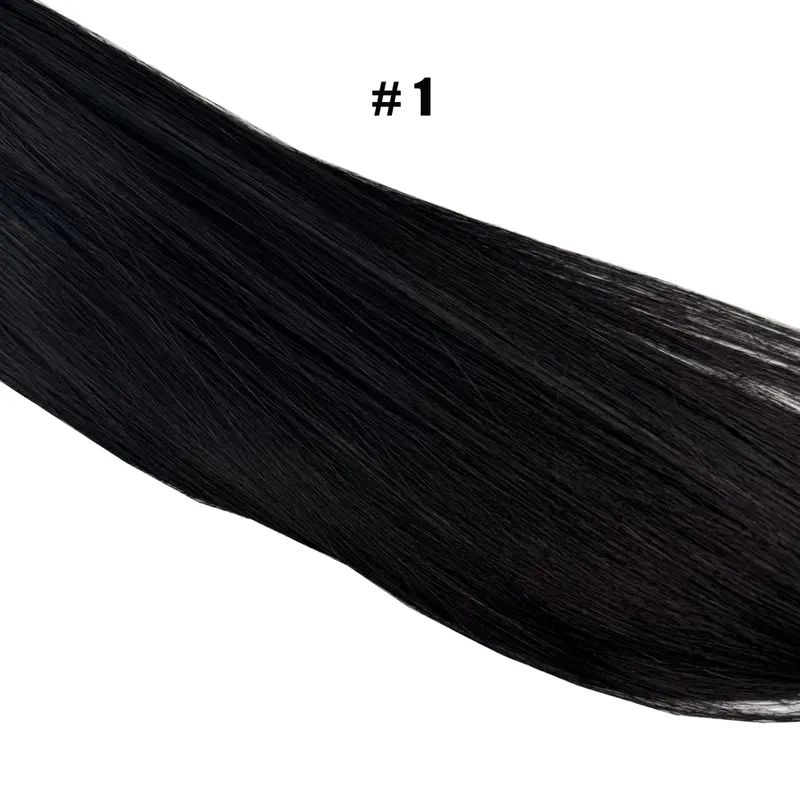 kiikiigirl Korea Popular Cotton String Twins Feathers Hair Extensions Virgin Remy Hair Pre-bonded Hair Extensions — image 8