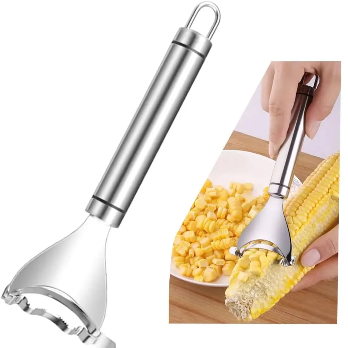 Corn Peeler For Corn On The Cob Stripper Tool Removes Corn Kernels From Cobs In Seconds Kitchen Gadget Stripping Tool