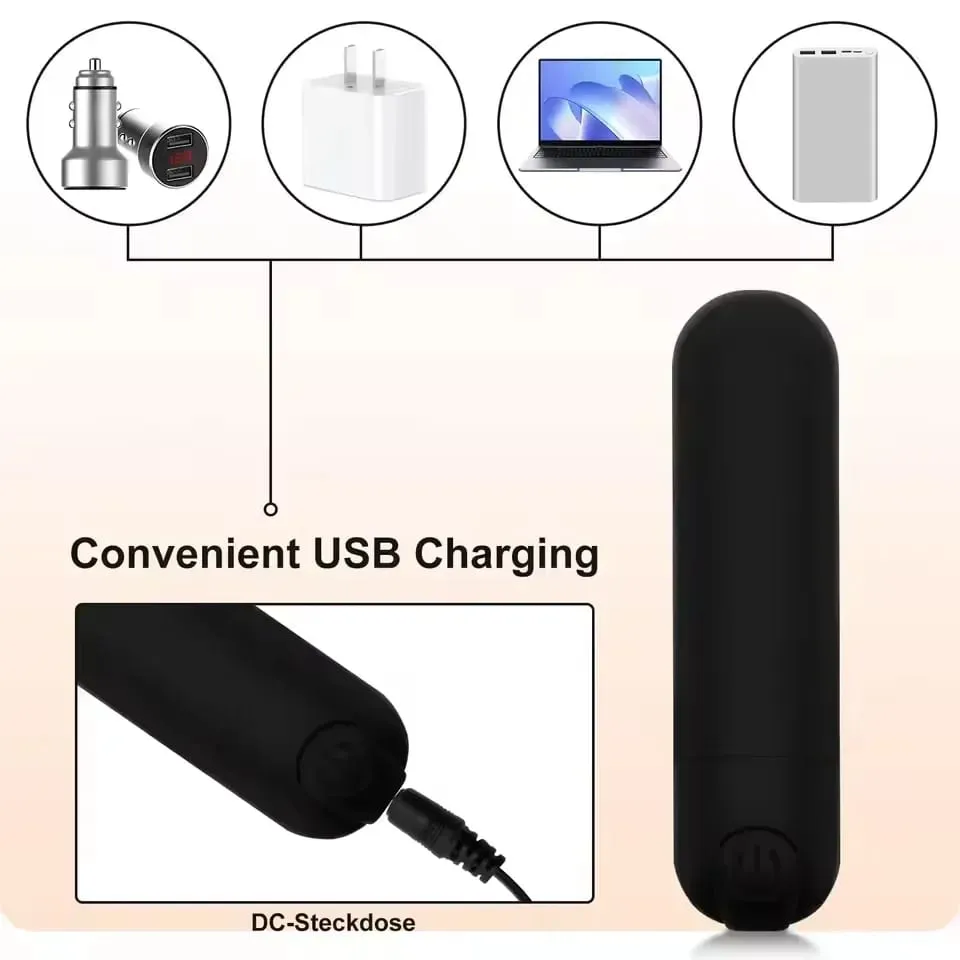 Powerful Mini Bullet Vibrator Dildo Stimulate Vagina Sex Products for Couples Strong Shock G Spot Female Masturbator for 18+