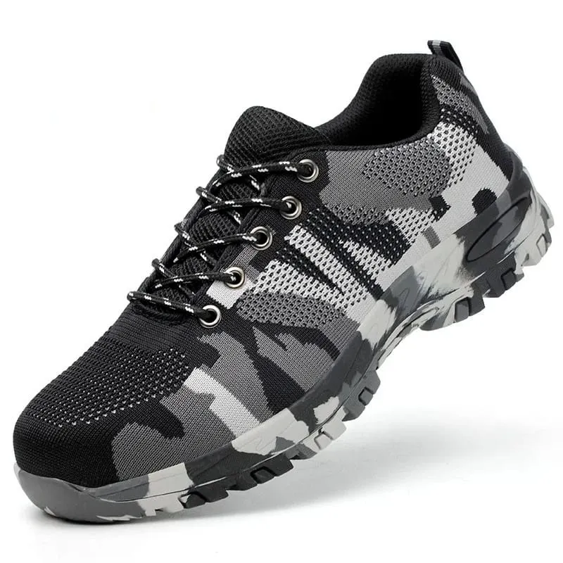 Fashion Plus Size Men's Outdoor Mesh Sneakers Military Work Casual Shoes Men Camouflage Army Breathable Walking Shoes Trainers — image 3