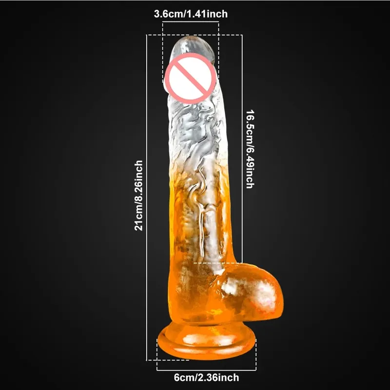 Multi Size Transport Dildo for Women Realistic Silicone Fake Dick Female Masturbator with Suction Cup Dildo Sex Toy for Women — image 16