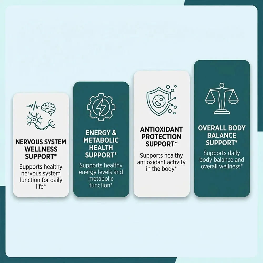 Neuropathy Capsules Herbal Blend Antioxidant Support Daily Nerve Wellness Body Metabolism Cellular Vitality and Mood Calm — image 7