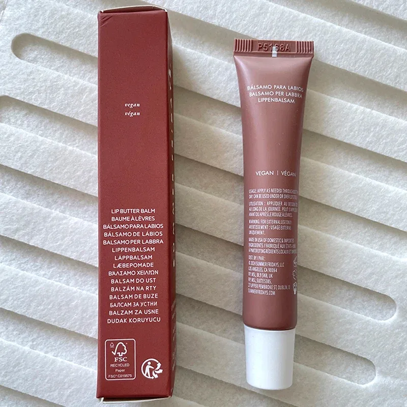 Summer Limited Rho Vanilla Beige LipBalm Moisturizing Transparent Lipstick Set Smooth Soft Tube Mirror Lip Gloss Lip Blum Makeup — image 10