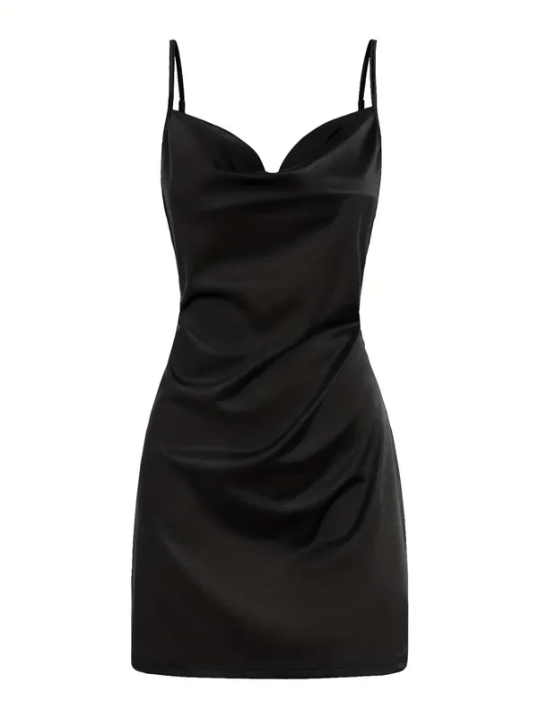 2024 Lady Va Voom ซาตินสะโพก Suspender Dress ผู้หญิง — image 10