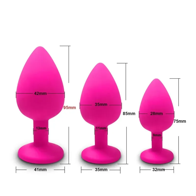 Anal Toy Soft Silicone Anal Plug Mini Bullet Vibrator Butt Plug Men Women Gay Couples Anal Prostate Stimulator Sex Toy for Adult — image 23