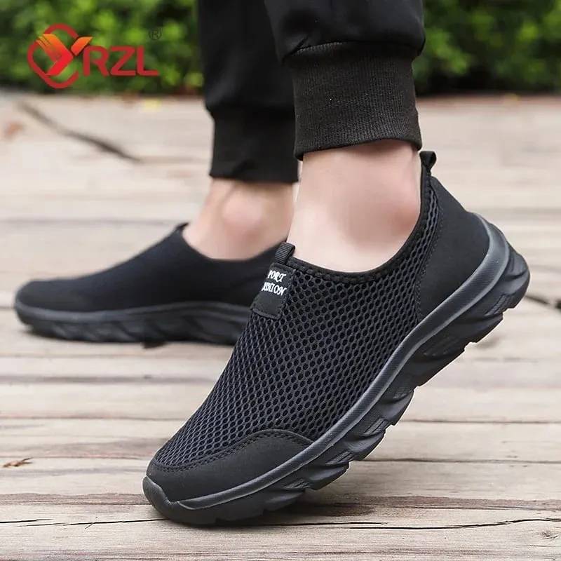 Men's Sneakers Lightweight Breathable Air Mesh Casual Running Shoes Non Slip Comfortable Slip on Sneakers for Men — image 7