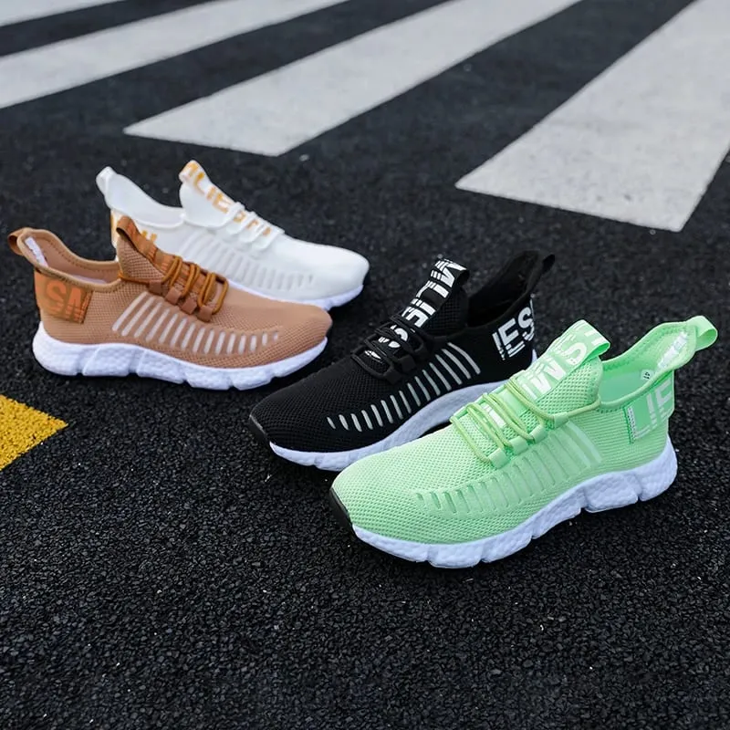Summer Men's Mesh Tennis Casual Sneakers Breathable Soft Sole Lightweight Outdoor Hiking Comfortable Running Vulcanized Shoes — image 6
