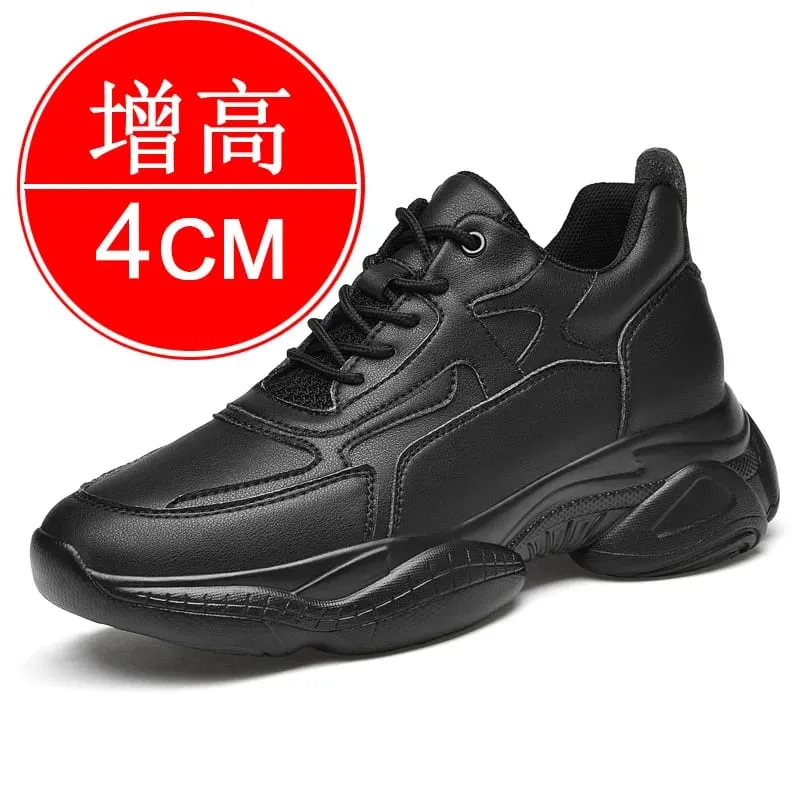 New style invisible height-increasing men's shoes 10CM trendy men's sports and casual shoes