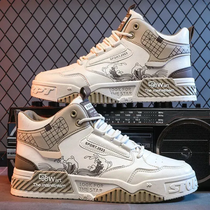 Skateboarding Shoes for Men Male Running Breathable Sports board White Shoes Sneakers Men Shoes Brand Casual Shoes for Men — image 8