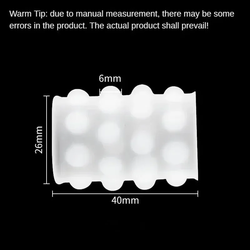 Transparent Penis Ring Beads Clitoris Stimulate Foreskin Correction Cock Rings Delay Ejaculation G-spot Massage Sex Toys for Men — image 6