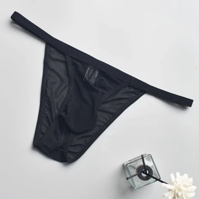 Men's Mesh Briefs Slip Sexy Men Underwear U Pouch Breathable Man Underpants Cuecas Masculinas Quick Dry Gay Bikini Sissy Panties — image 5