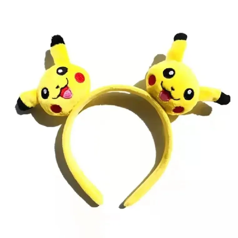 7styles Pikachu Cute Hair Accessories Pokemon Headband Plus Doll Headband Hair Rope Wristband Kawaii Children Toys Cosplay Gifts — image 9