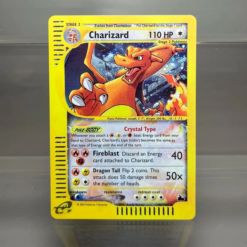 Foil PKM Single Cards Pikachu Charizard EX Bubble Mew Game Rare Collection Cards PTCG Rainbow Proxy Cards — image 8
