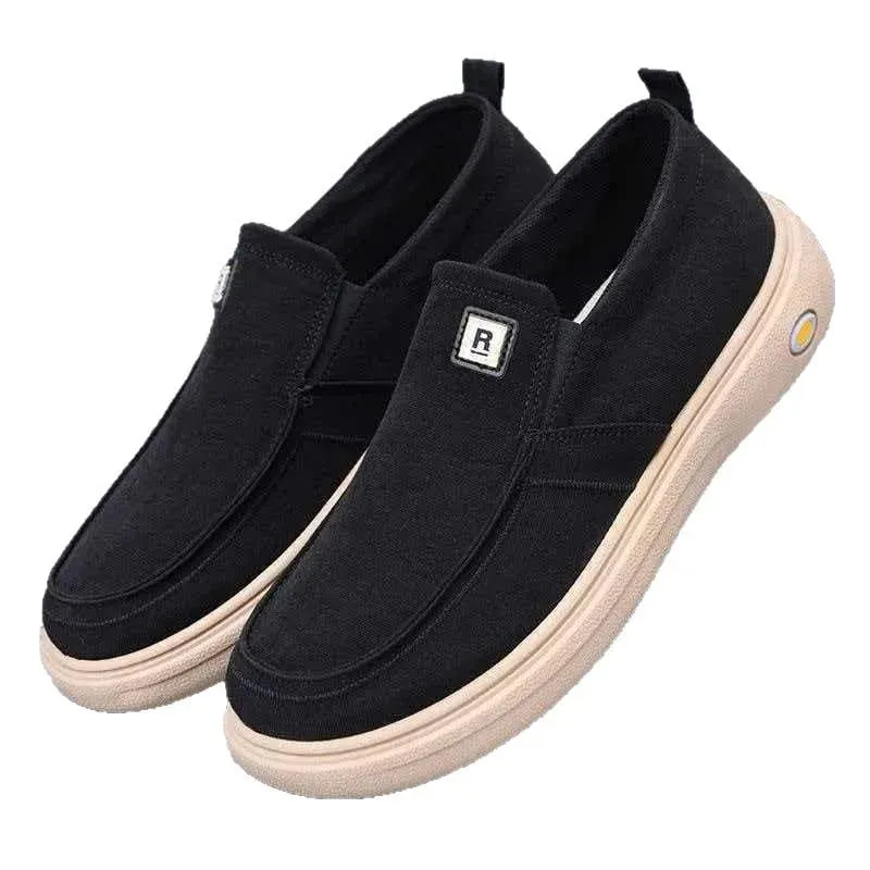 Breathable Men's Casual Shoes Spring Summer Dad Sneakers Low Cut Comfortable Wearable for Middle-Aged And Elderly Padded Footbed — image 6