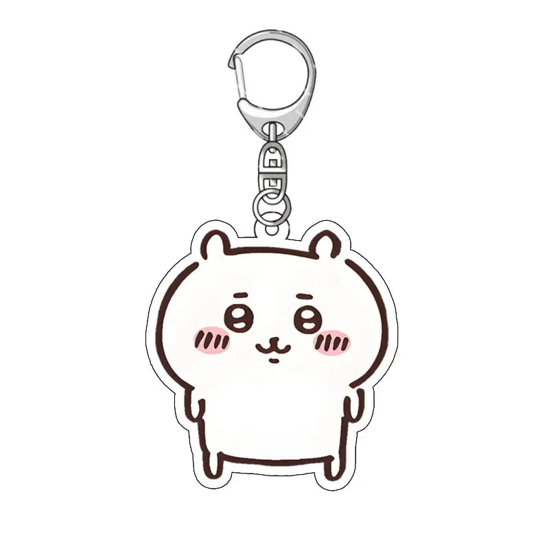 yiji Pendant Anime Comic Acrylic Peripheral Keychain Hachiware Usagi Cute Pendant Bag Hanging Decoration Decoration — image 2