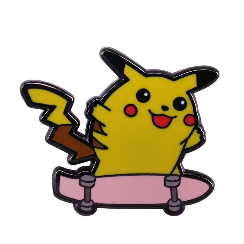 Pokemon Pikachu Mew Enamel Pin Badges Metal Pins for Backpacks Brooches Japanese Cute Lapel Jewelry Accessories Gfits