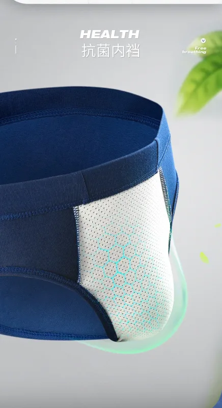 Intimo da uomo, slip da uomo, mutande modali sottili estive, fascino sessuale, pantaloncini traspiranti a vita bassa da uomo di grandi dimensioni — image 12