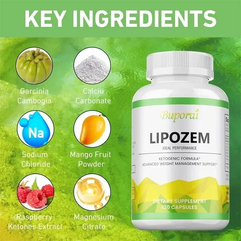 Lipozem Supplement - Digestive Health Appetite Suppression Metabolism Fat Burning Body ShapingSupplementsSupplements — image 1