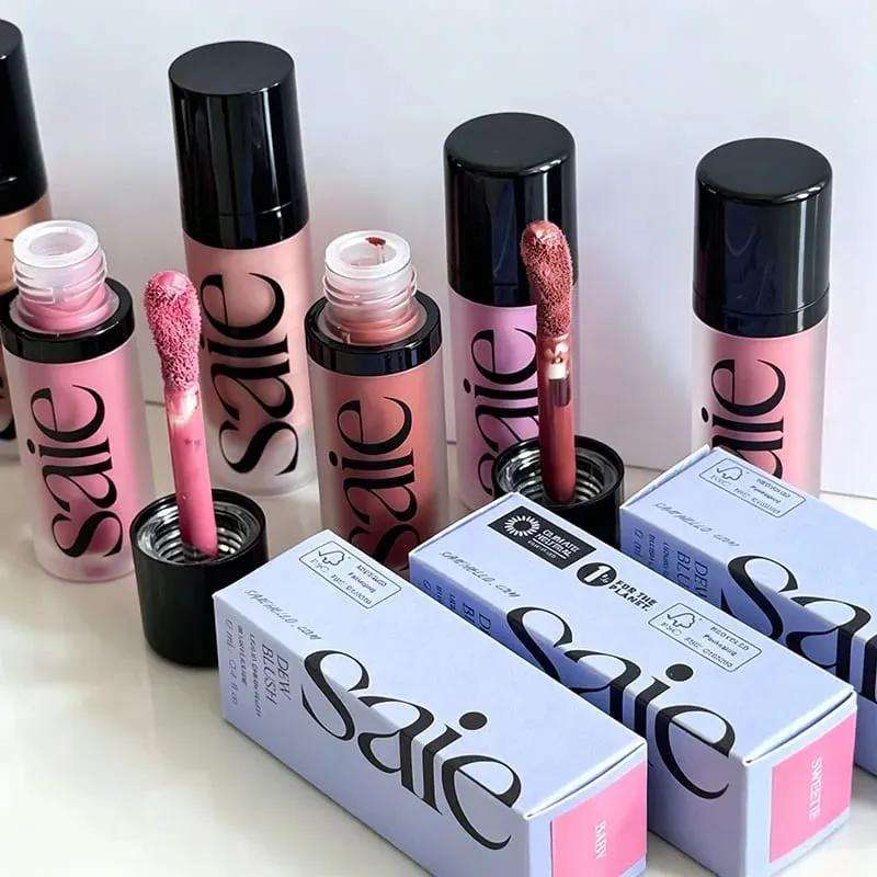 Saie Glowy Gel Hydrating Dewy Liquid Highlighter Face Contouring Body Sun-kissed Natural Radiance Blush Antioxidant Cosmetics — image 7