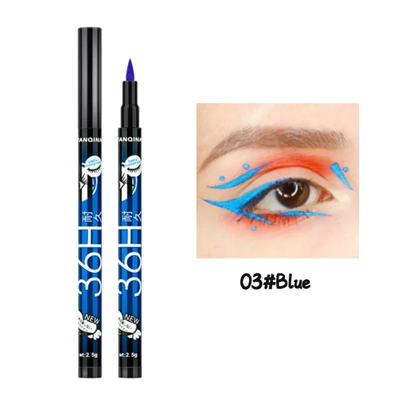 36H Black Quick-drying Eyeliner Waterproof Liquid Eye Liner Pen Long Lasting Smooth Pencil Not Blooming Eyes Makeup Cosmetics — image 9