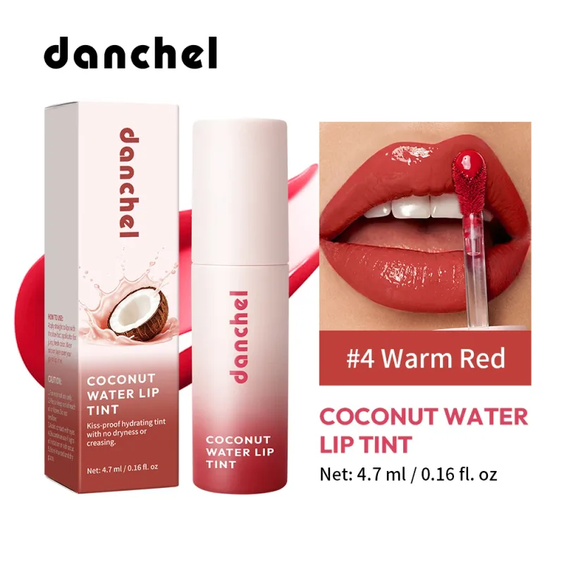 Coconut Water Lip Tint Long-lasting Hydration Flawless Full Color Glossy Finish Non-Sticky Waterproof Smudge-Resistant Lip Tint — image 10