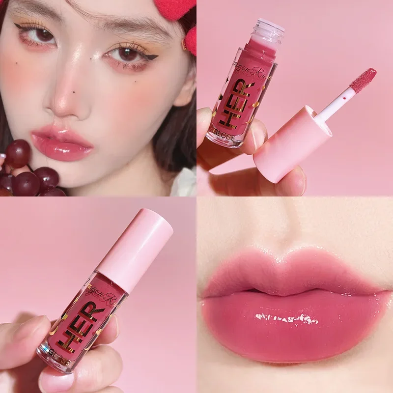 8 Colors Liquid Lipstick Waterproof Moisturizing Long Lasting Shiny Lip Gloss Natural Makeup Jelly Lip Glaze Shimmer Cosmetics — image 6