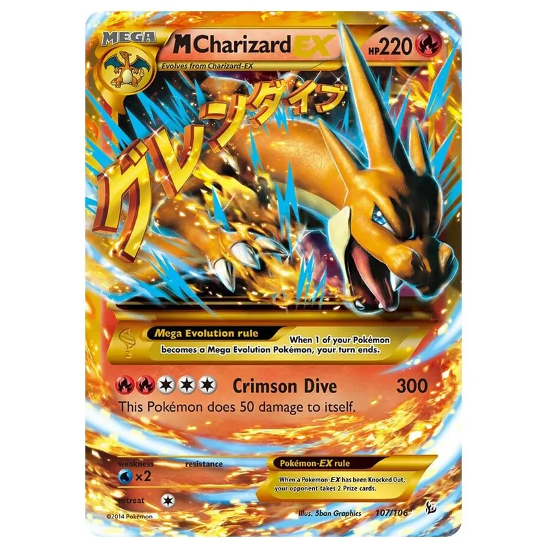 PKM Proxy EX Cards HolographicM Charizard-EX/ Mew/Greninja/Pikachu/Charizard/M Charizard/ex PTCG Game Collection Cards Game Toys