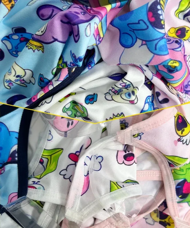 1PCS Full Print Cartoon Graffiti Men Briefs Soft Fabric Wide Waistband 3D U Pouch Low Rise Close Fit Mens Underwear — image 7