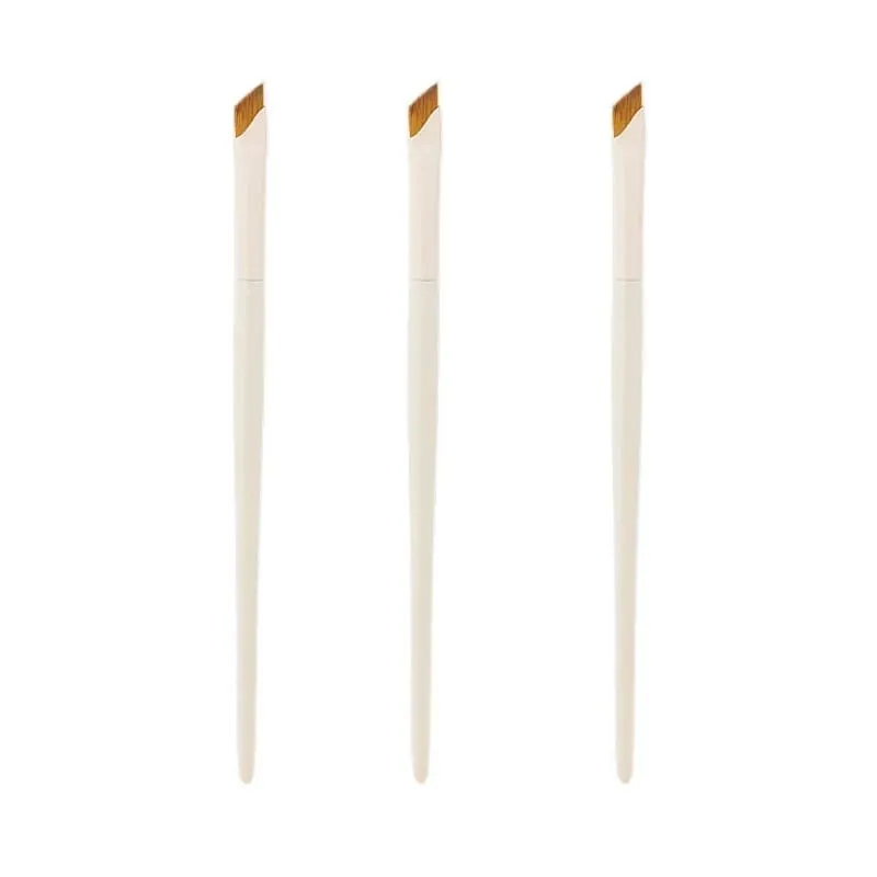 Upgrade Blade Eyeliner Brush Ultra Thin Fine Angle Flat Eyebrow Brush Under The Eye Makeup Brushes Precise Detail Brush white — image 8